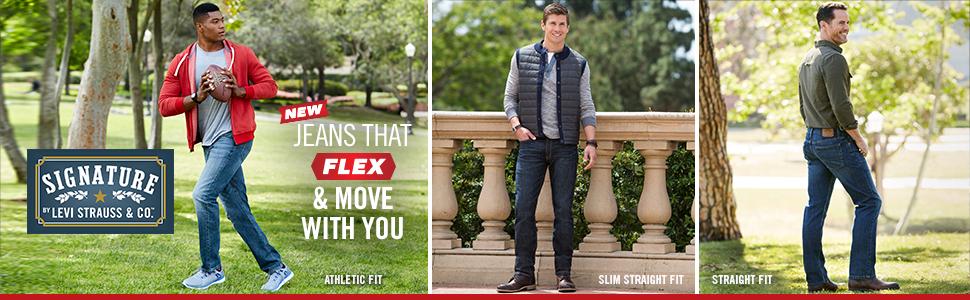 Мужские джинсы со средней посадкой Signature by Levi Strauss & Co